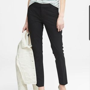 Banana republic light wool black pants